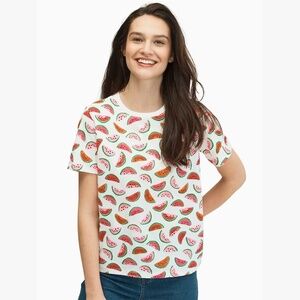 NWOT Kate Spade Watermelon Tee T-Shirt  Size Small